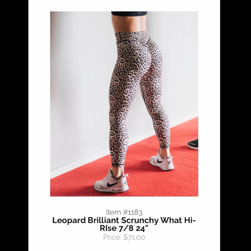 zyia cheetah print leggings